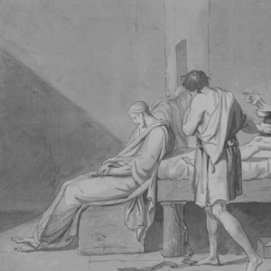 Trial and death of socrates left half