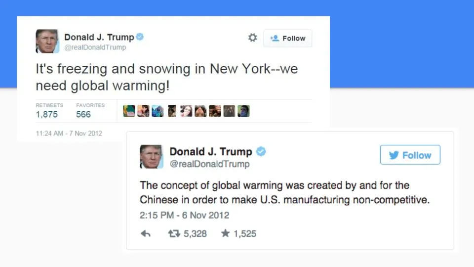 Donald Trump tweets