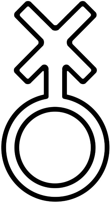 Sign for Non-Binary Gender Identity Non-binary Sign