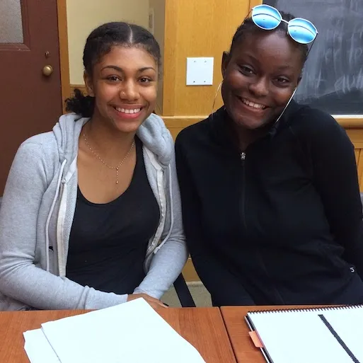 Alumna and student 2017