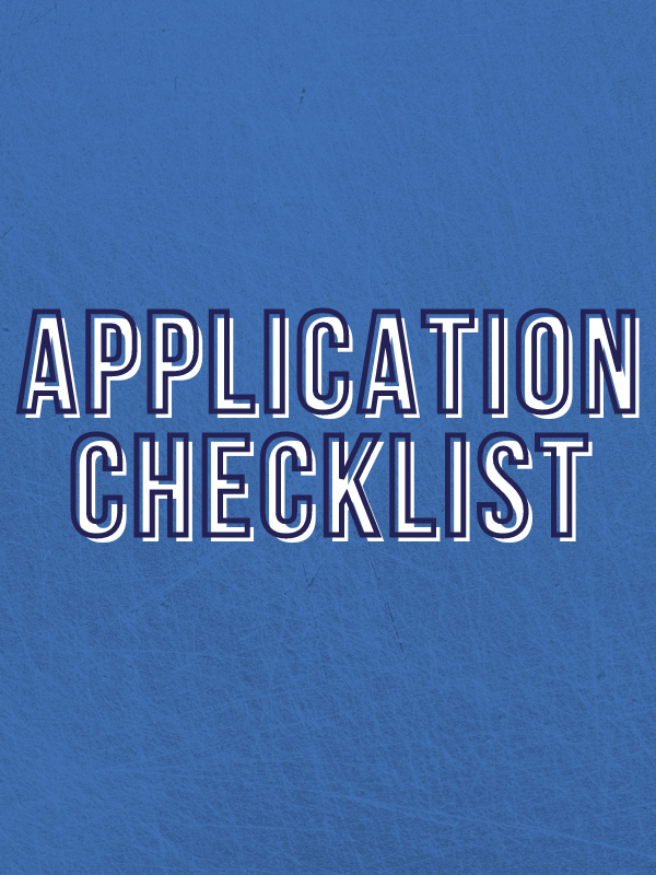 Application Checklist