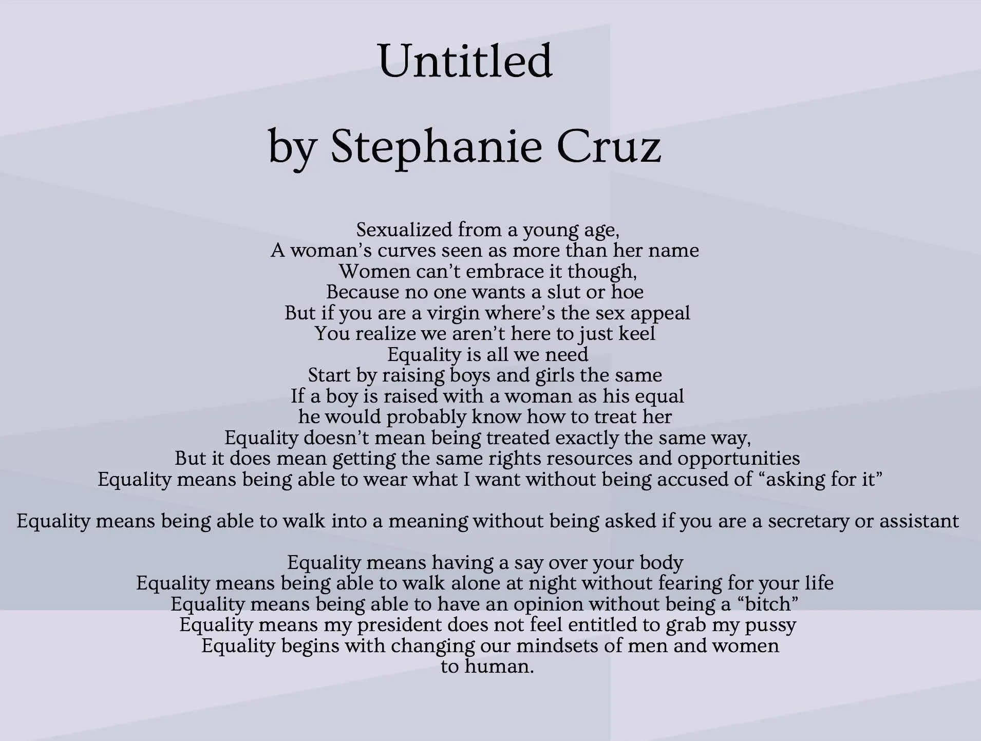 Untitled by Stephanie Cruz