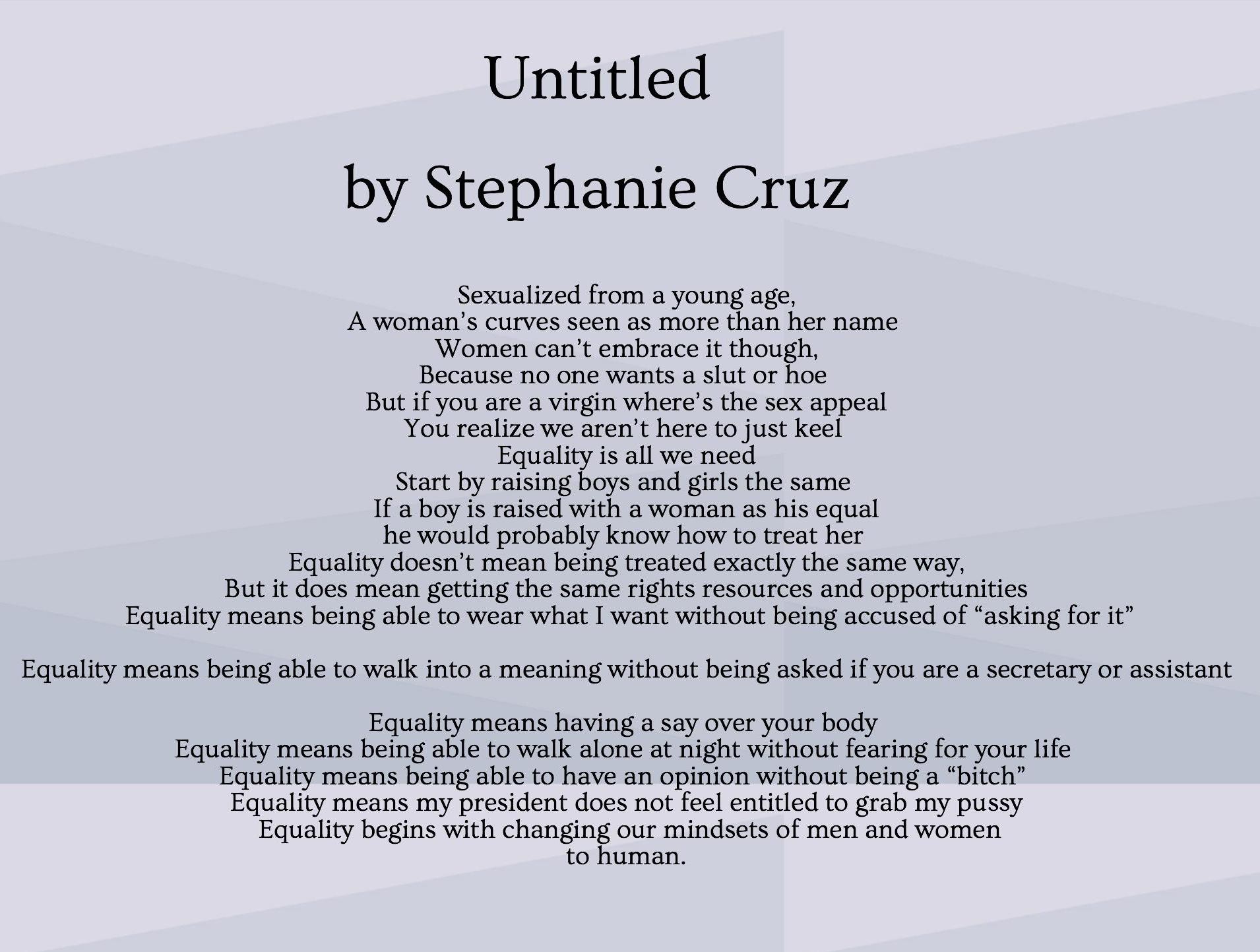 Untitled by Stephanie Cruz