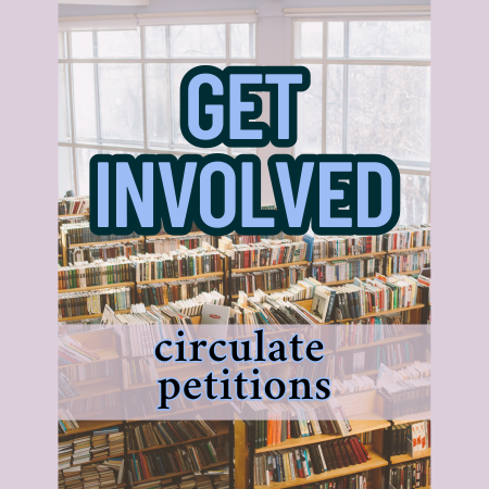 Get Involved by Signing Our Petitions