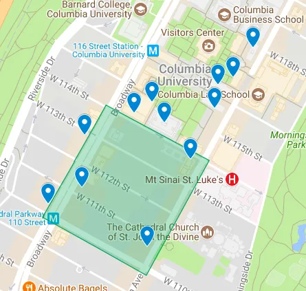 Map of Curfew Area