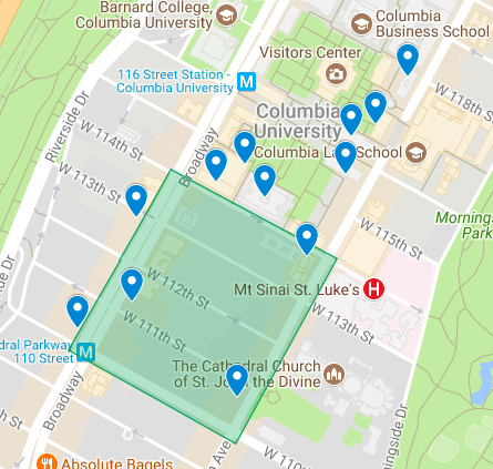 Map of Curfew Area