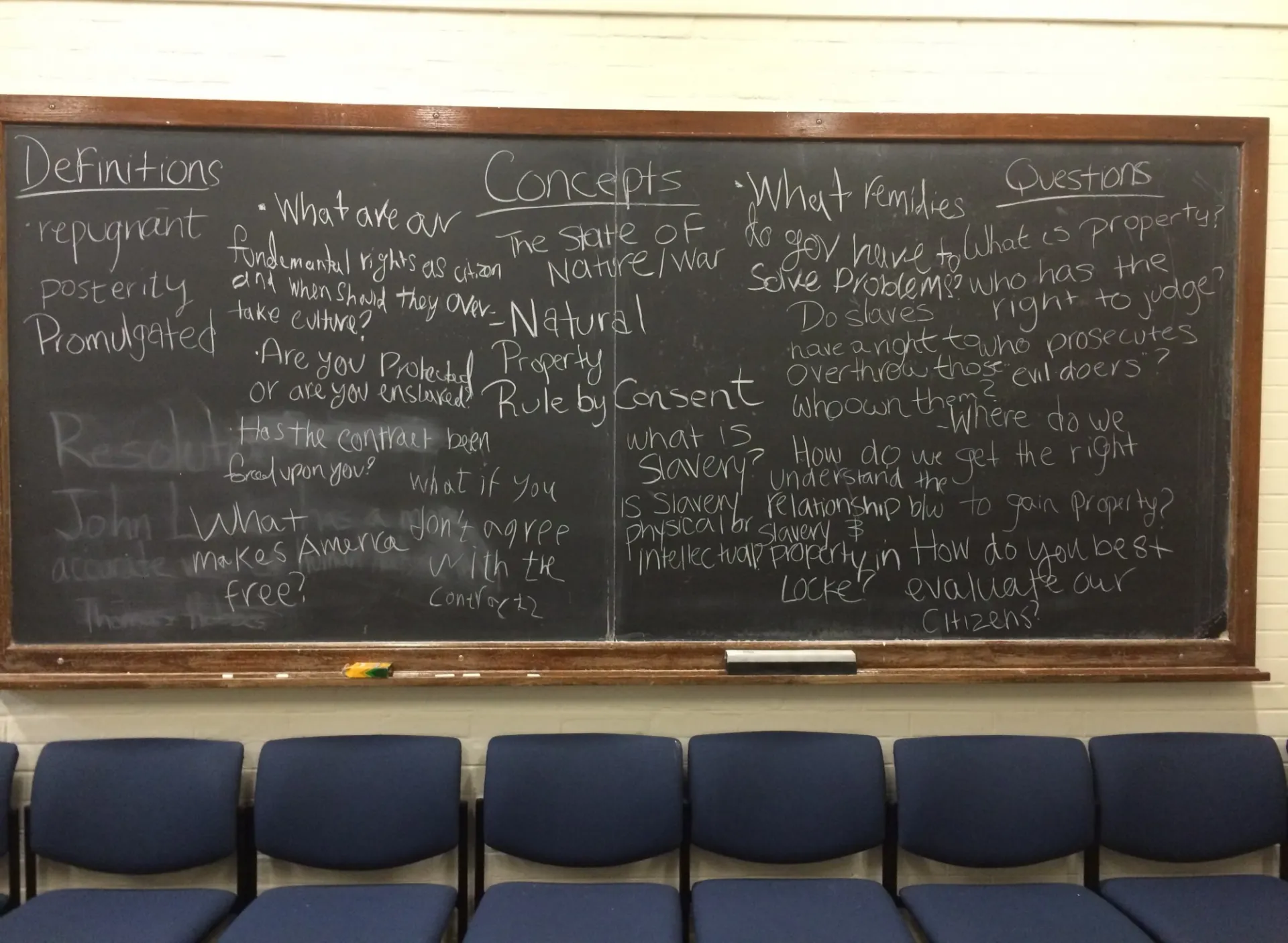 chalkboard