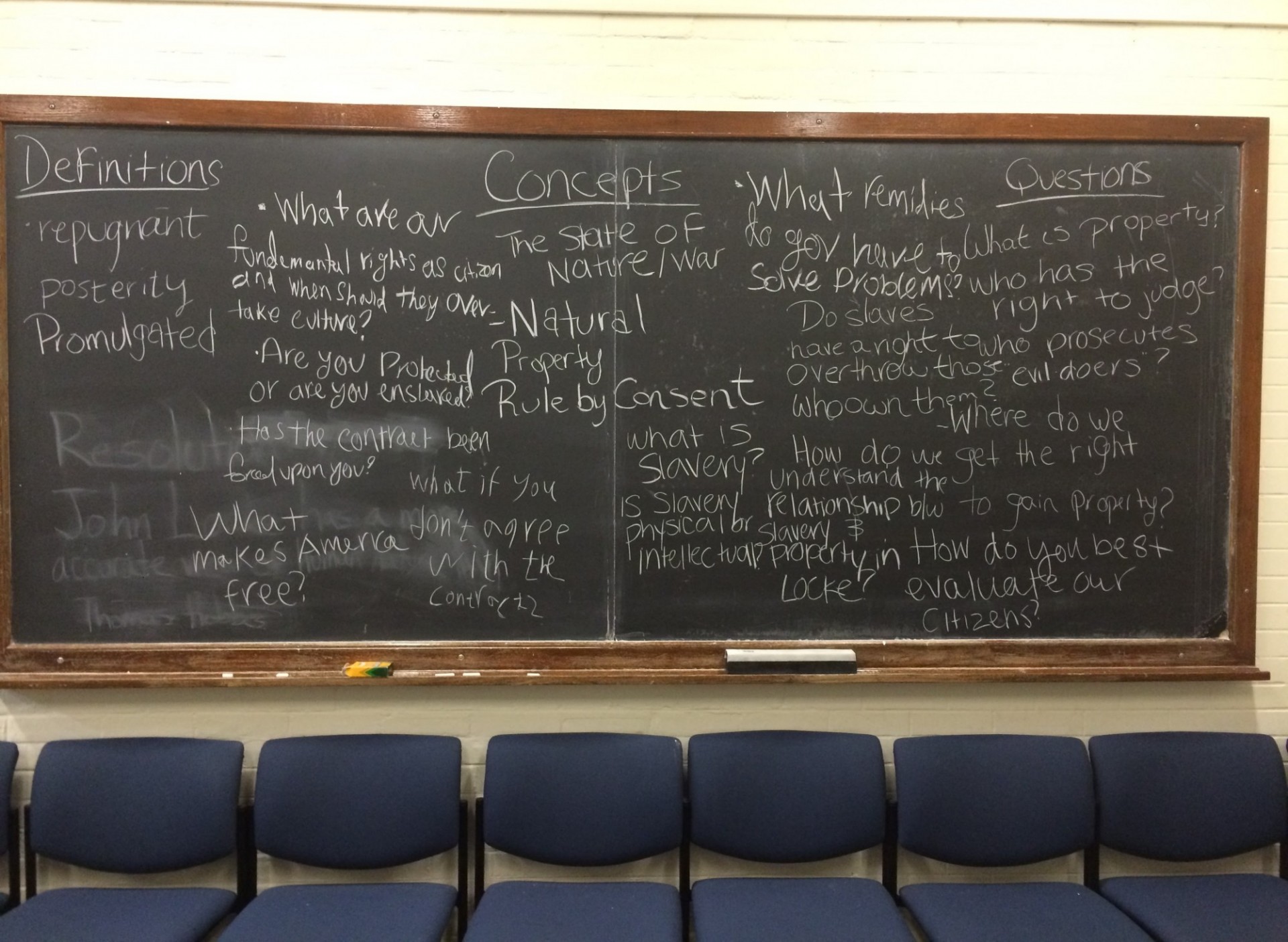 chalkboard