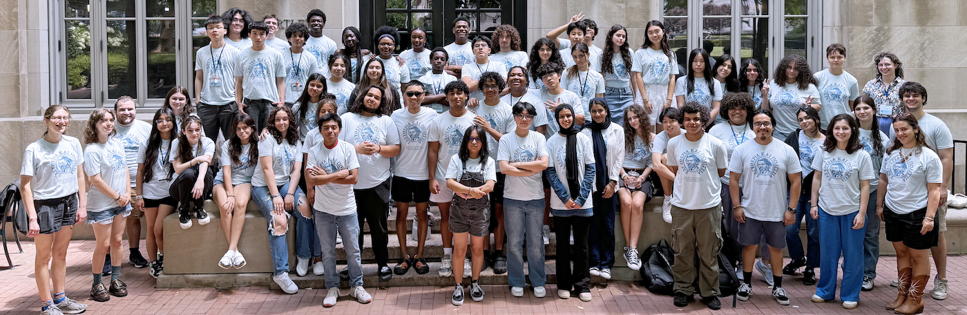 Students outside of Hartley Hall