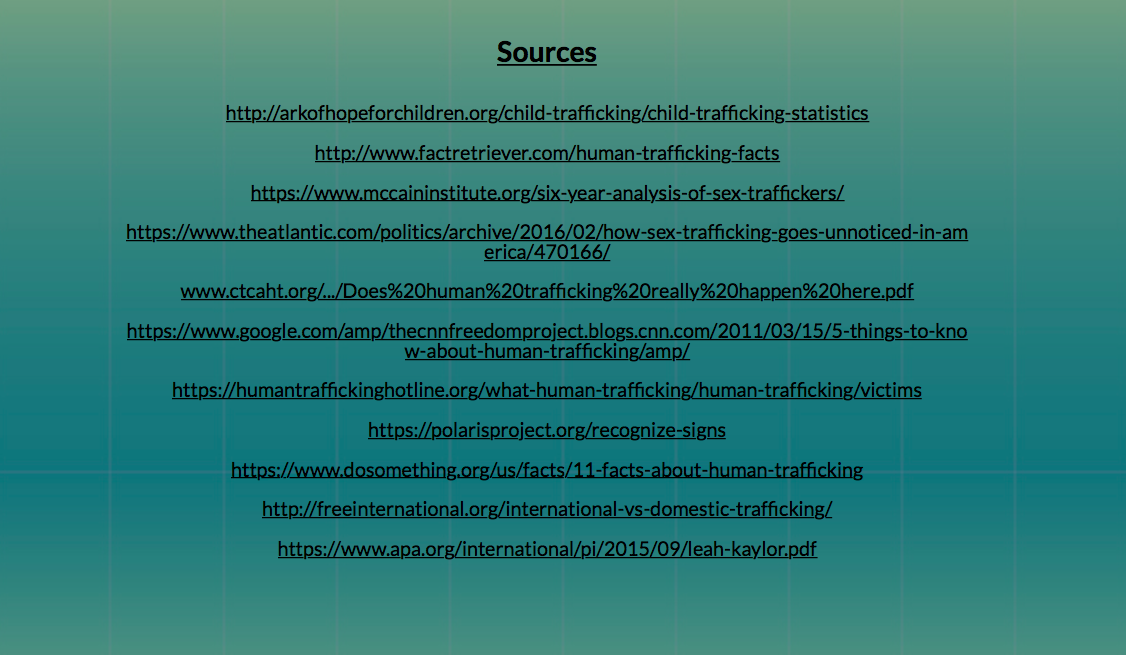 Human Trafficking Fact Sheet 5