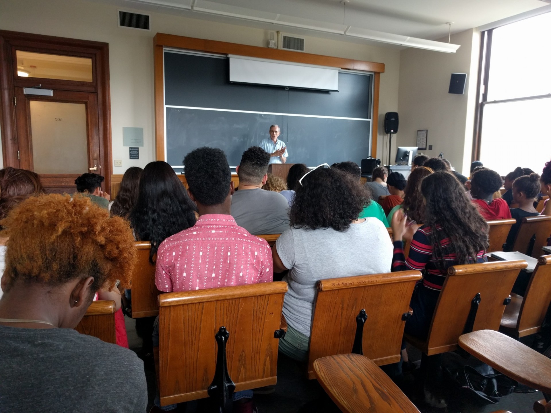 students in lecture