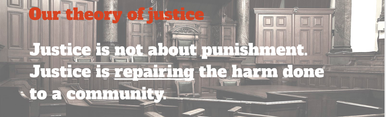 theory of justice with courtroom