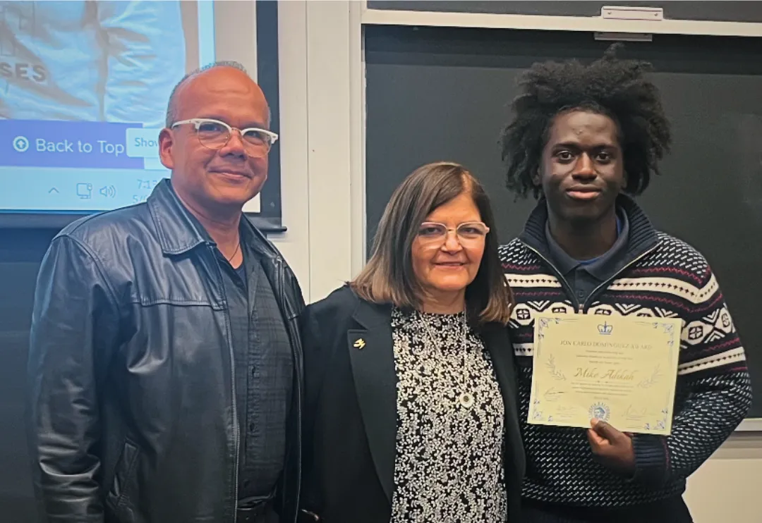 picture of Mike with Jon Carlo's parents