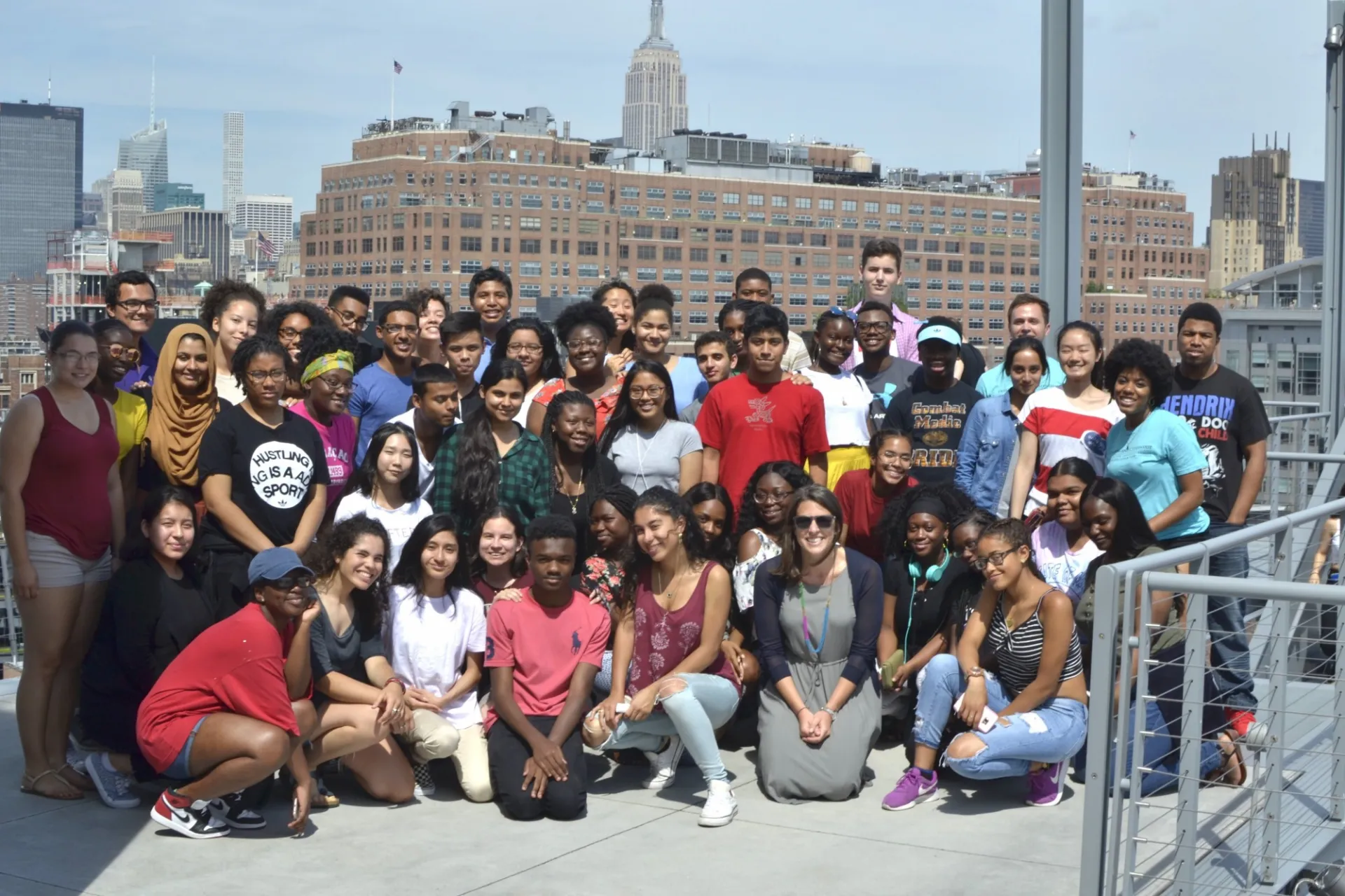 Group on field trip