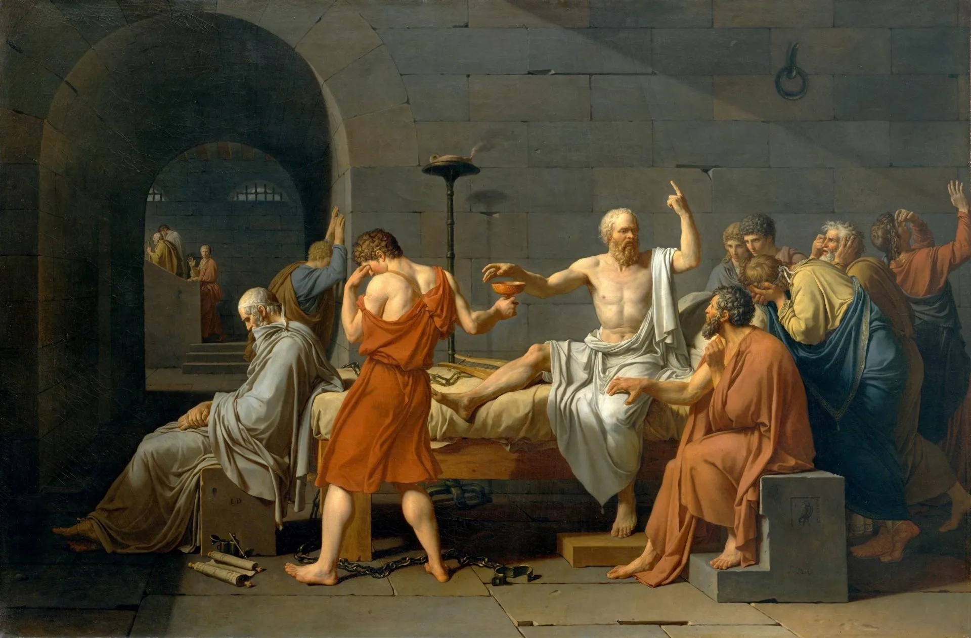 Socartes' Death By Drinking Posion