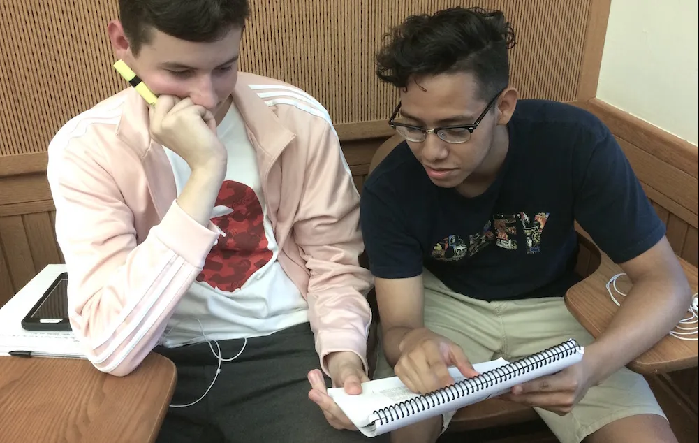 Student with TA
